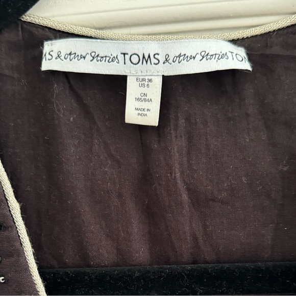 & Other Stories Beaded Tie Vest - Picture 5 of 5